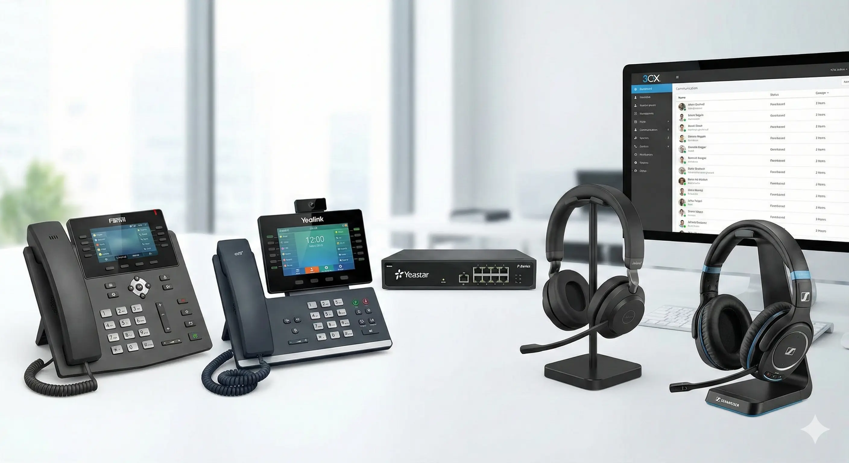 Solutions de t&eacute;l&eacute;phonie IP et communications unifi&eacute;es NAZER TECH